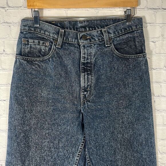 Vintage 90s Levi’s Men’s 550 Relaxed Fit  Jeans size W34 x L34 Stone Acid Washed - Picture 2 of 9